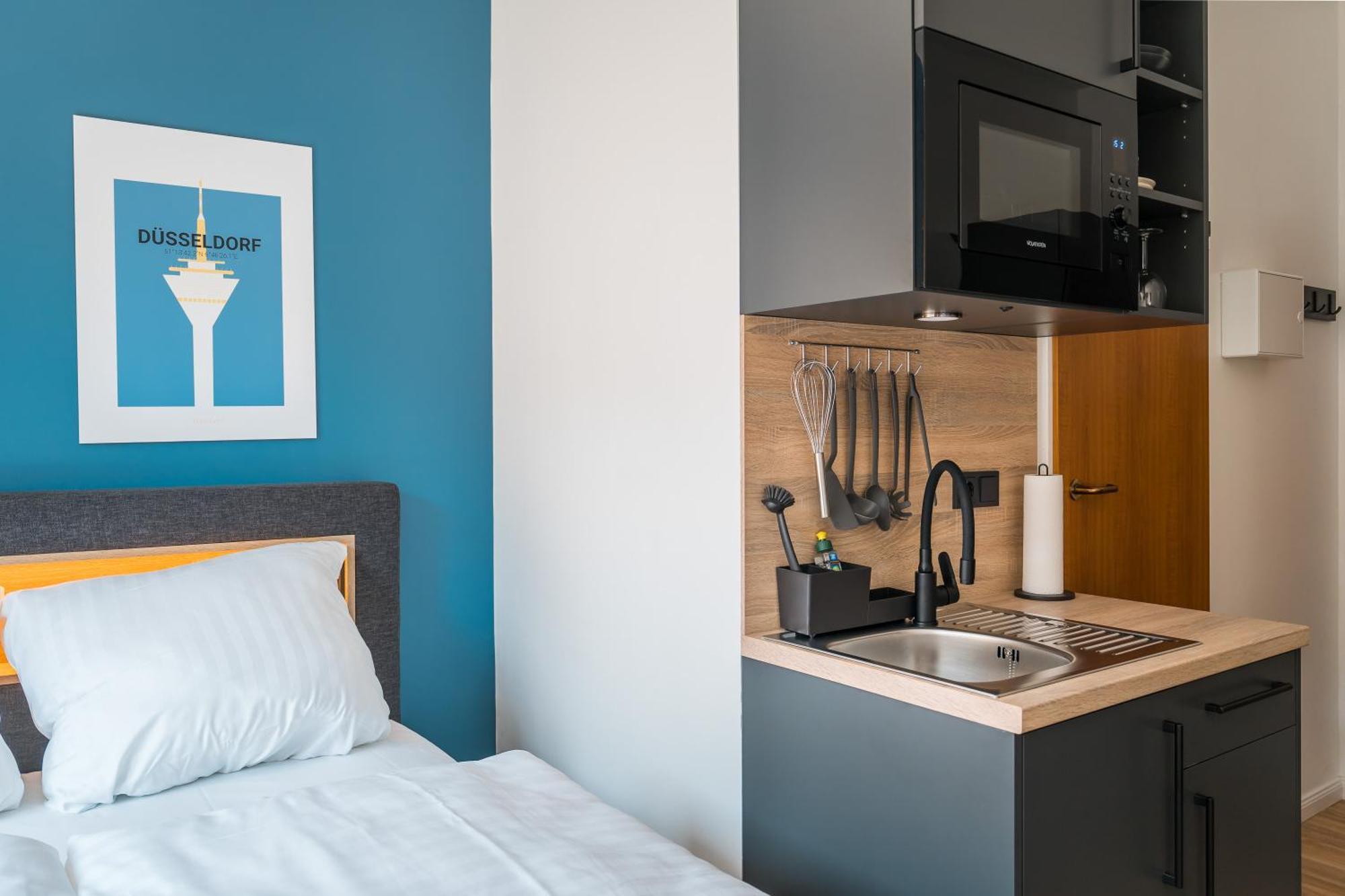 Antares Apartments Düsseldorf Dış mekan fotoğraf